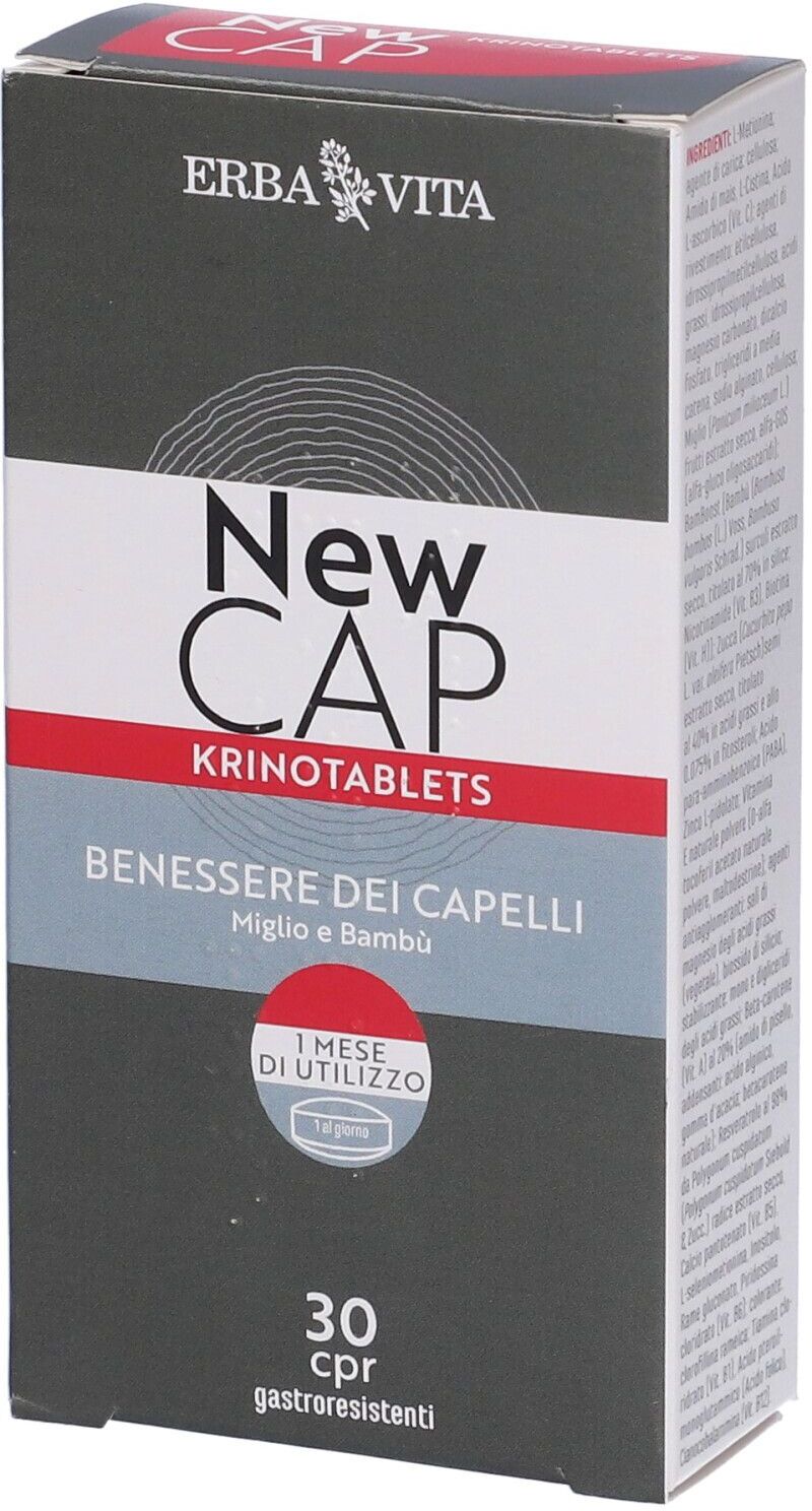 Erba Vita New Cap Benessere dei Capelli, 30 compresse