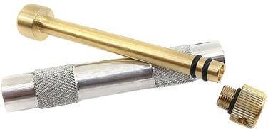 Smart Shopping Spot Portable Fire Starter Tube Metal Camping Fire Starter & Survival Gear Tool silver