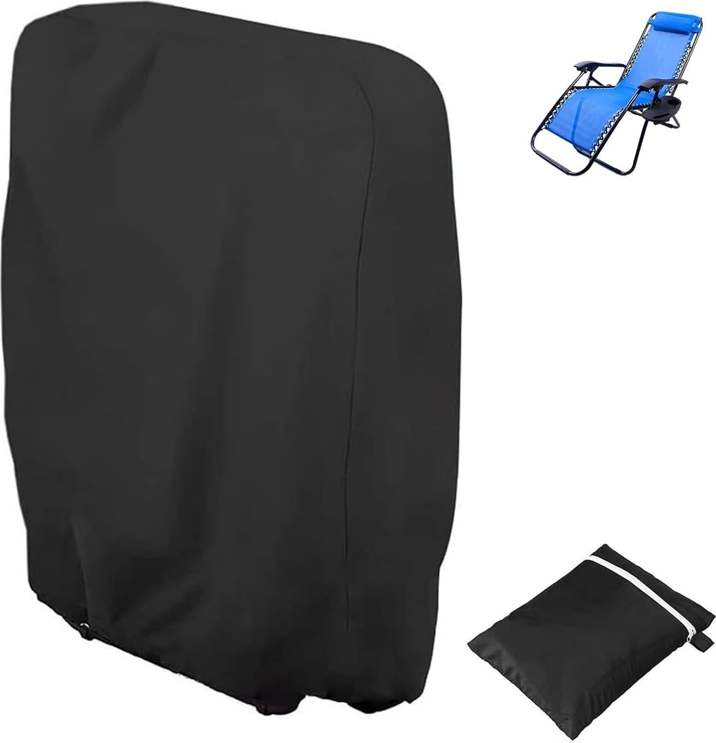 Waterbestendige beschermhoes voor inklapbare tuinstoelen, UV-bestendig, 1 stuk, zwart of groen