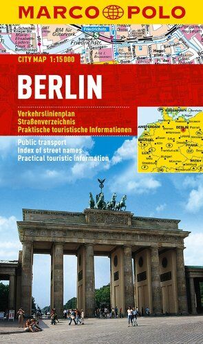 MARCO POLO Cityplan Berlin 1:15 000: Verkehrslinienplan. Straßenverzeichnis. Praktische touristische Informationen - Preis vom 15.10.2026 23:06:25 h