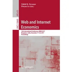 Web and Internet Economics, Fachbücher