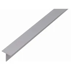 Alberts® BA-Profil, T-Form, Alu, versch. Größen-2 m-35 x 35 mm-3 mm