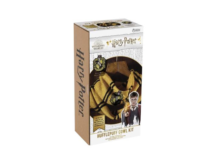 Harry Potter Strickset Schlauchschal Hufflepuff