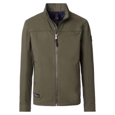 Blouson CASAMODA "CASAMODA Blouson uni", Herren, Gr. XL, grün (dunkelgrün), 100% Baumwolle, Jacken Blouson