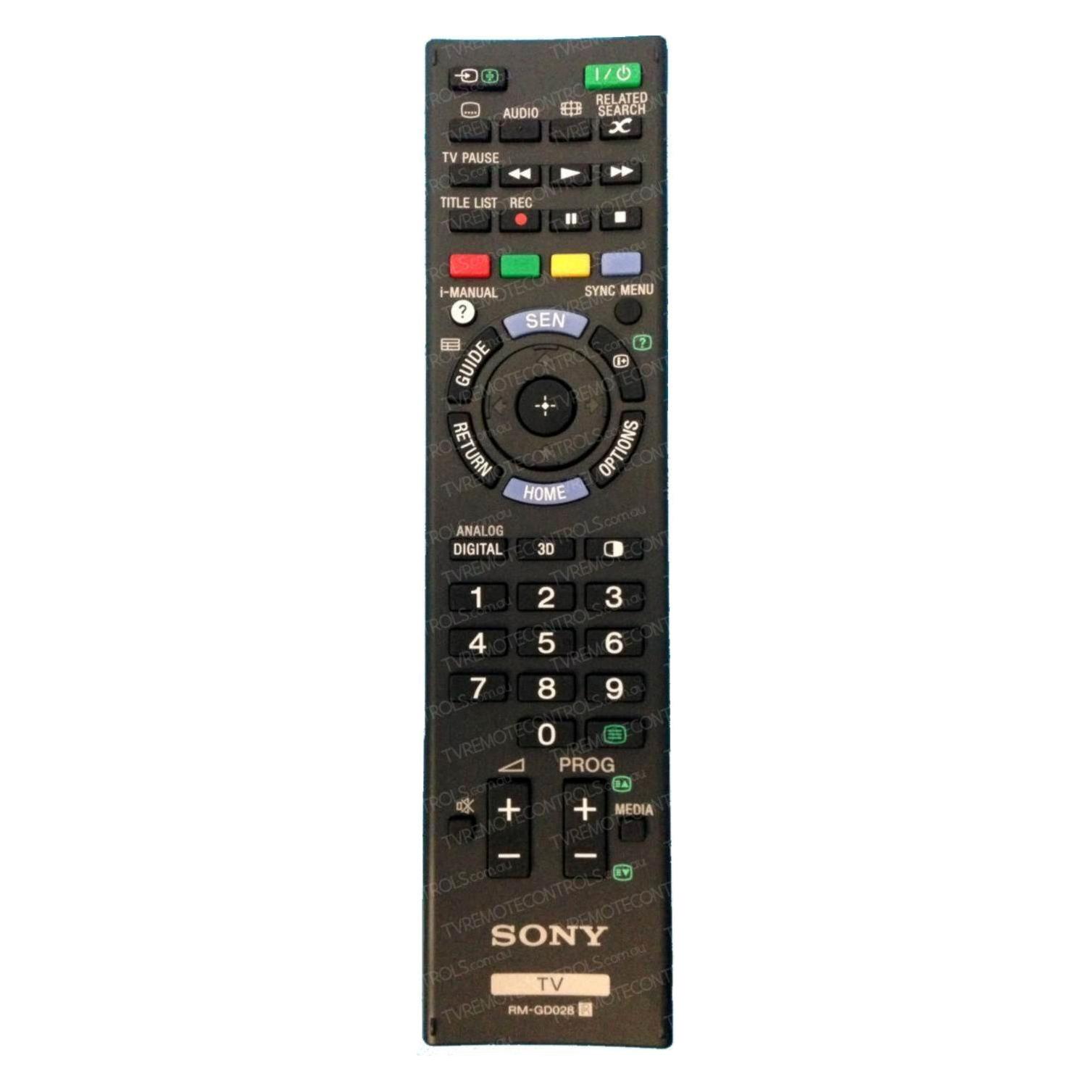 Sony Remote Commander (Gerätespezifische Fernbedienung, Universal Fernbedienung, Infrarot) (RM-GD028)