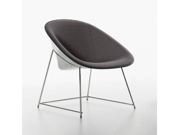 Lounge Sessel Plank Cup Anthrazit, Neu