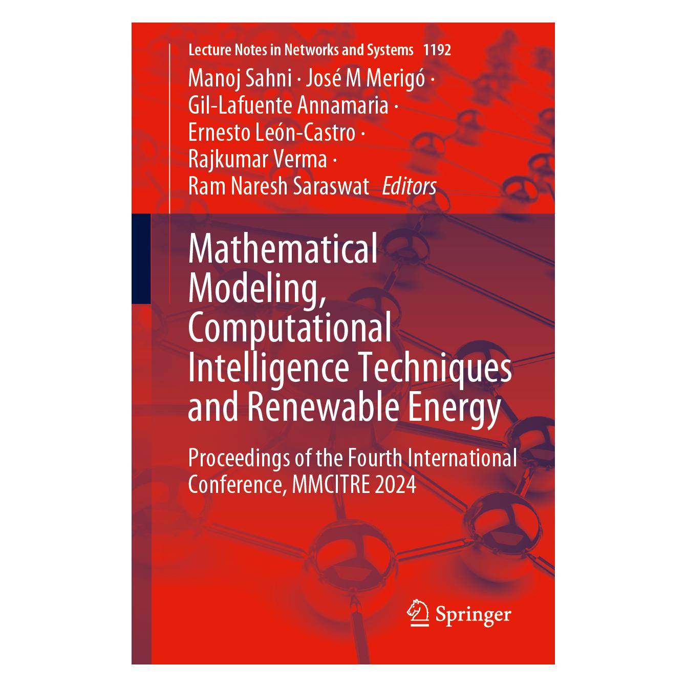 Springer Mathematical Modeling, Computational Intelligence Techniques and Renewable Energy (Englisch, Softcover, Gil-Lafuente, José Annamaria, M Merig) (63705301)
