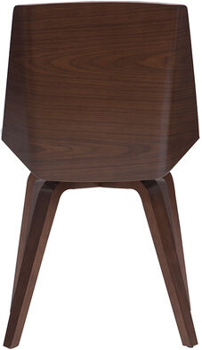 Miliboo Design-Stuhl MELKIOR aus schwarzem und dunklem Holz