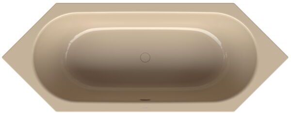 Bette BetteStarlet 6-Eck-Badewanne 2080-003 210x80x42cm, bahamabeige