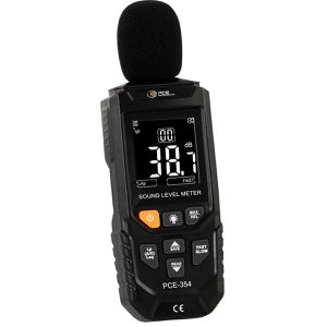 PCE Schallpegelmessgerät 354, Klasse 2, 30 bis 130 Dezibel, Datenlogger, LEQ
