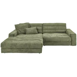 ECKSOFA LANA SOFA Grün Cord