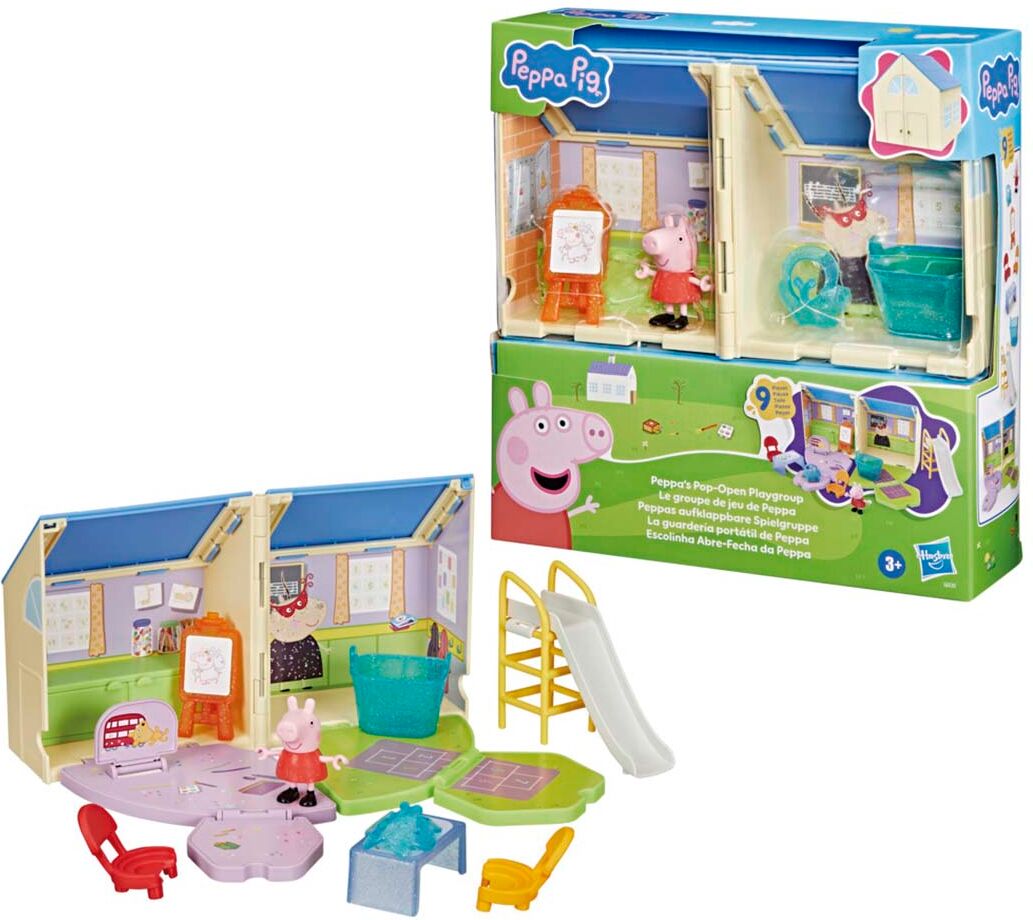 Hasbro Set de Juego La guardería portátil Peppa Pig .