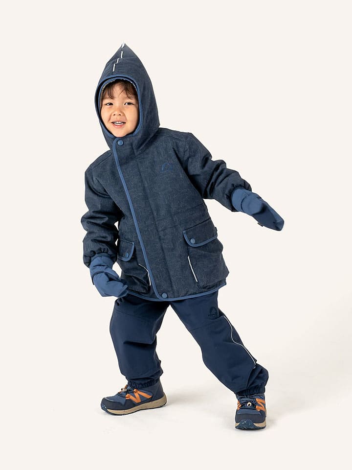 finkid 2in1-Winterjacke "Ranua" in Dunkelblau - 80/90