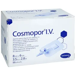 Cosmopor I.v. Kanülenfixierverband 6x8 Cm 50 St