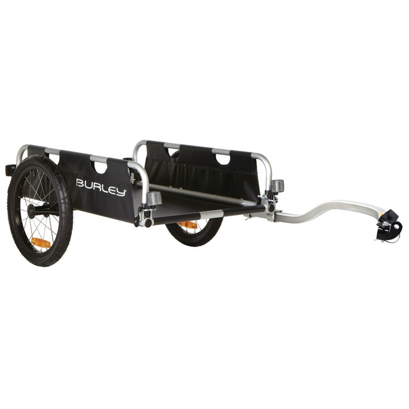 Burley Lasten Fahrradanhänger Flatbed, Schwarz