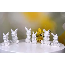 Hase Finja stehend 12cm cremeweiß