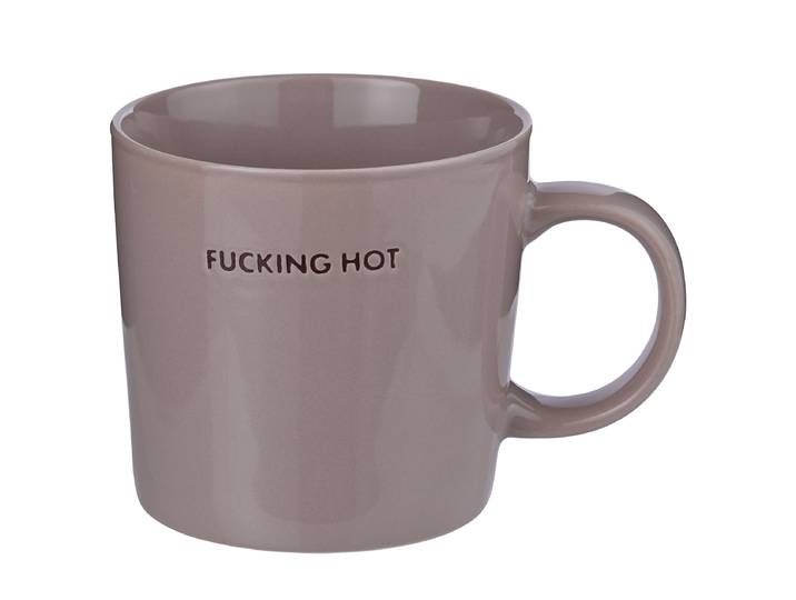 Tasse Fucking Hot Ø 9cm Grau