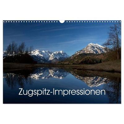 Zugspitz-Impressionen (Wandkalender 2027 DIN A3 quer), CALVENDO Monatskalender