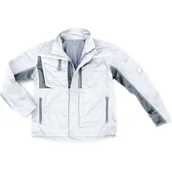 Excess,  Arbeitsjacke Champ, Gr. M, weiss/grau (M)
