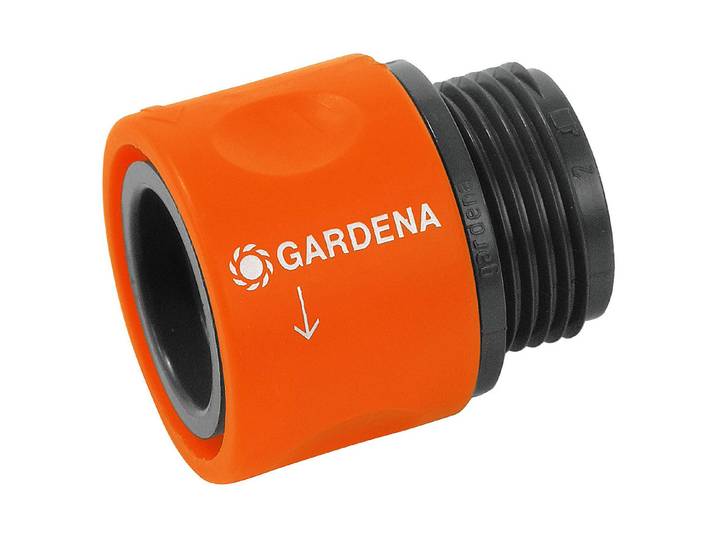Gardena Übergangs-Schlauchstück Grau