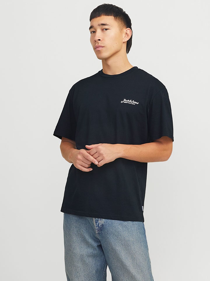 Jack & Jones Shirt "Beau" in Schwarz - XL