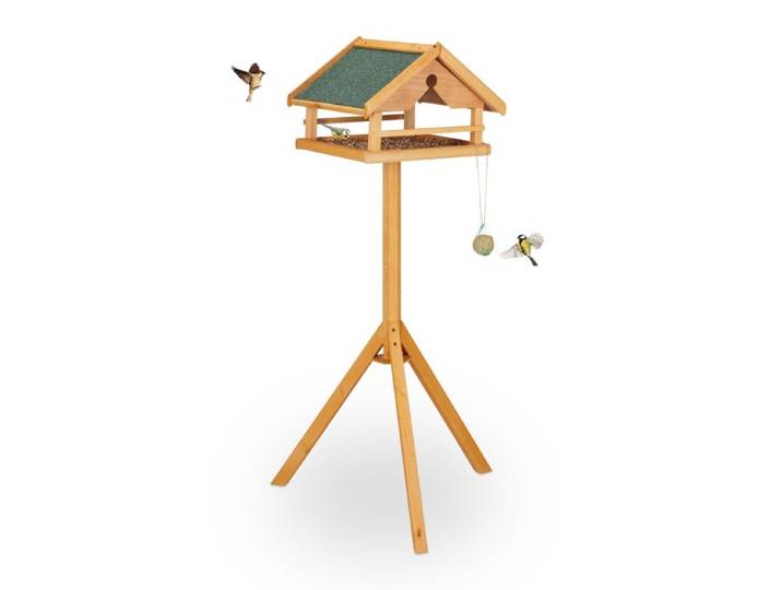 Relaxdays Vogelvoederhuisje op standaard