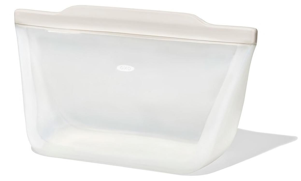 OXO Silicone Maatkoker, 1,8 liter, Transparant/Wit