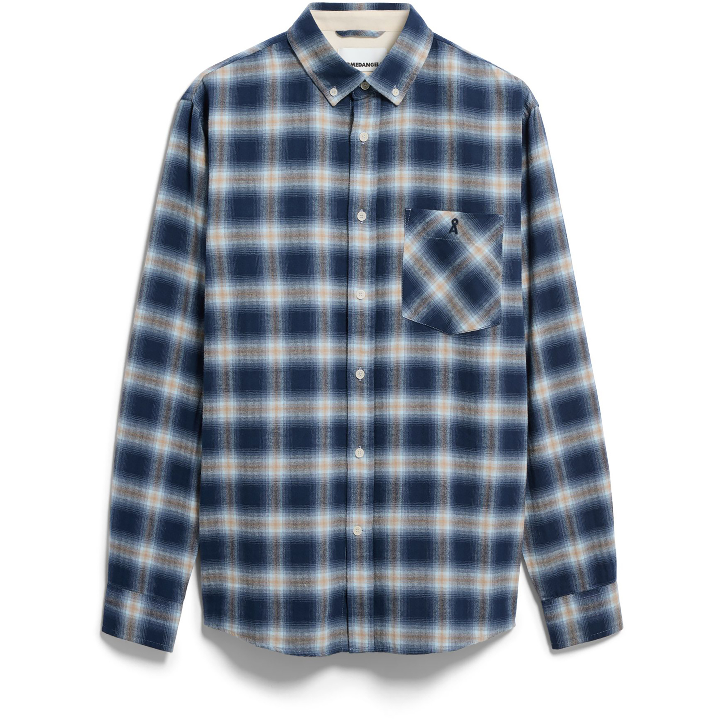Armedangels Cotton Check Herren Hemden blau Größe S Lifestyle Hautfreundlich