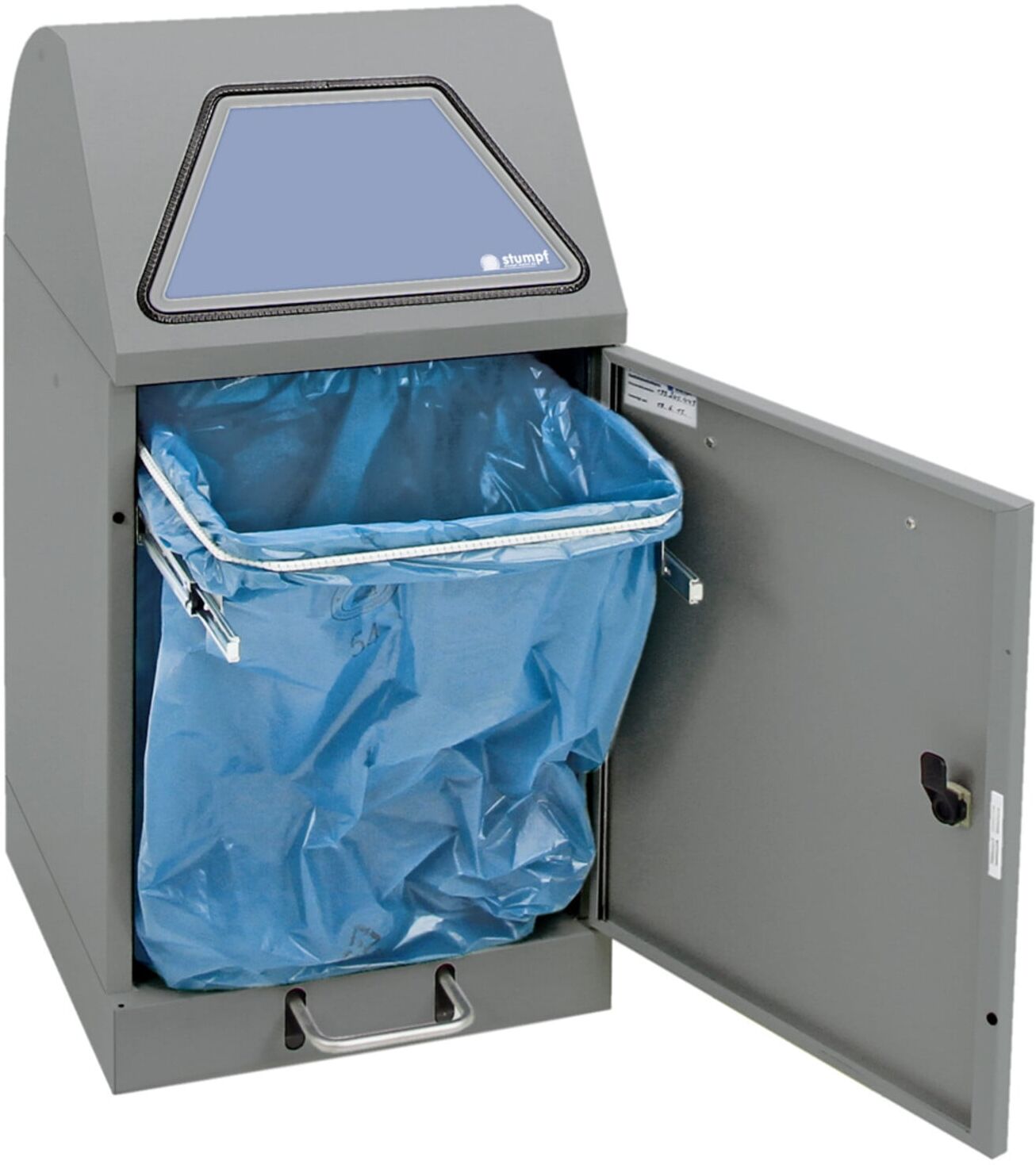 Stumpf Sortsystem Modul-Vario 45, graualu-struktur ProSlide-System, 45 Liter, Trethebel ; Stumpf Metall (625-045-1-1-100)