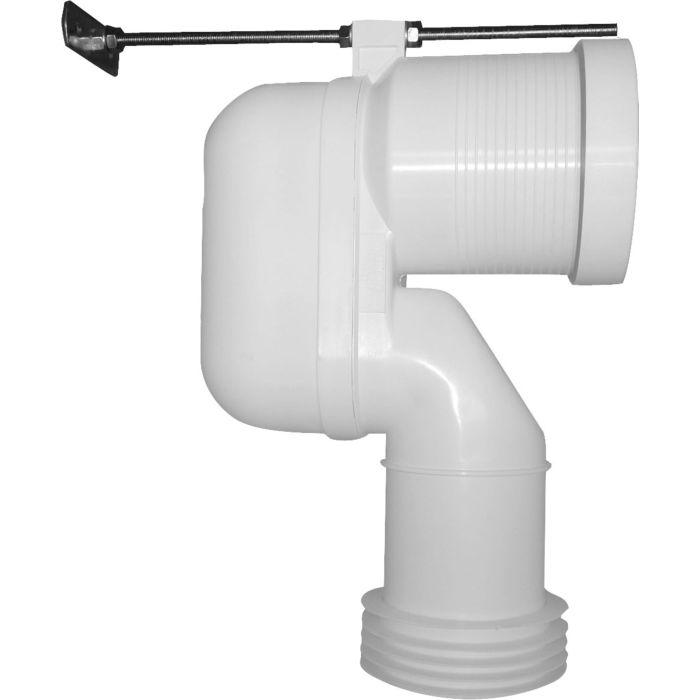 Duravit Ablaufbogen 8990250000 Abgang senkrecht