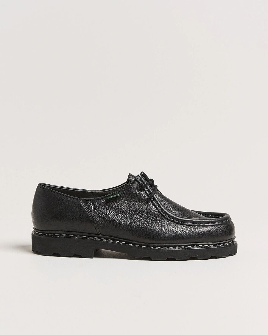Paraboot Michael Derby Black Deerskin