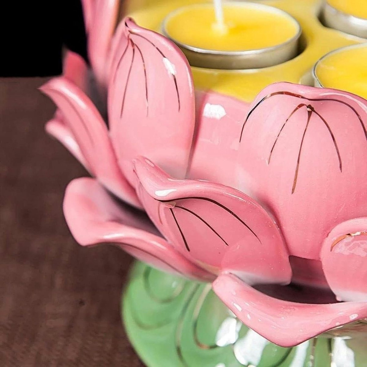 Lotus A1 Kaarsenstandaard met zeven-gat ontwerp voor huisdecoratie