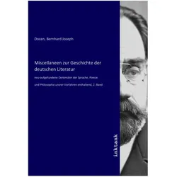 Miscellaneen zur Geschichte der deutschen Literatur, Fachbücher