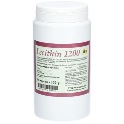 Lecithin 1200 Kapseln 500 St