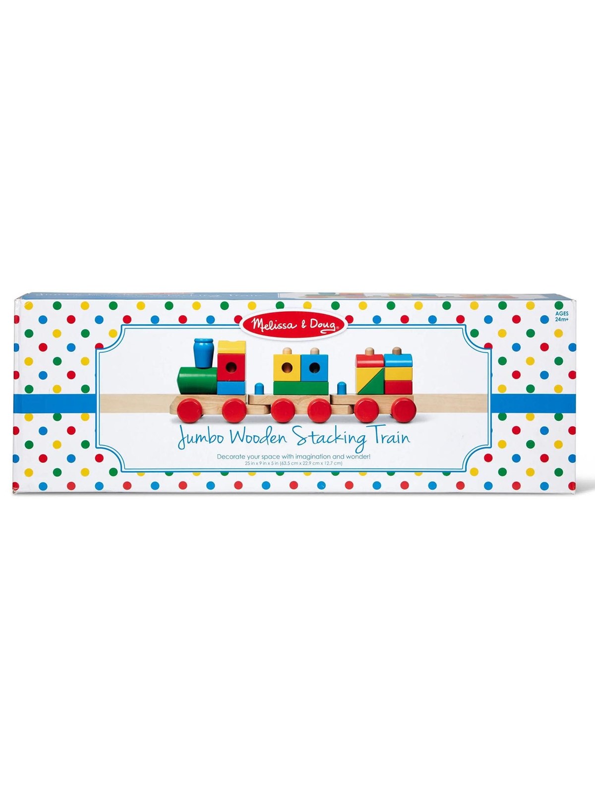Melissa & Doug Wooden Stacking Toy Train