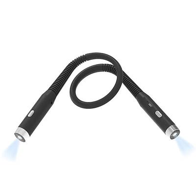 Nackenleselicht mit 3 Helligkeitsstufen Farbmodi, über USB wiederaufladbar, flexible Arme, freihändiges Buchlicht zum Lesen vor dem Schlafengehen, Stricken, Basteln – ideales Geschenk für