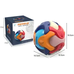Spardose, 3D-Puzzle-Faltball – rund