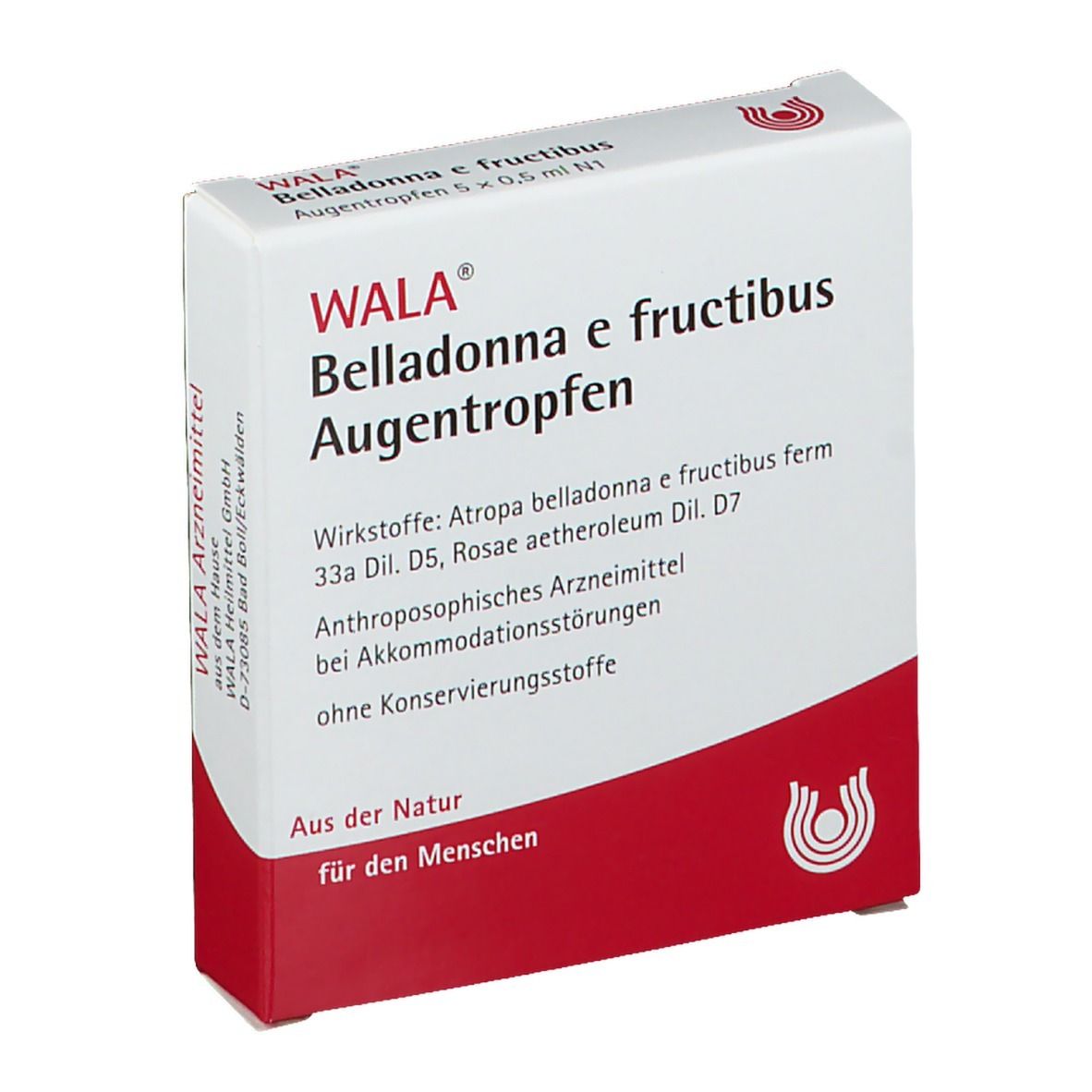 Belladonna E Fructibus Augentropfen 5x0,5 ml