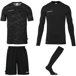 uhlsport Prediction Torwart-Set Kinder schwarz 152