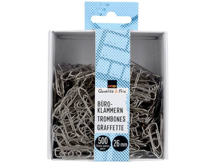 Coop Qualité & Prix Büroklammern 26mm