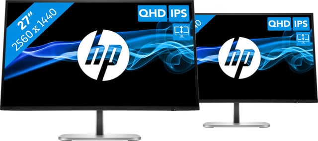 HP Series 5 Pro 527pq Duo Pack QHD 1440p Monitor Set
