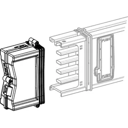 Schneider Electric KSA400AF1 KSA Ersatzteil, Endabdeckung Bauform 1 (KSA100-KSA400)