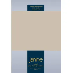 Janine Topper Spannbetttuch Elastic-Jersey 5001 naturell 150x200 cm