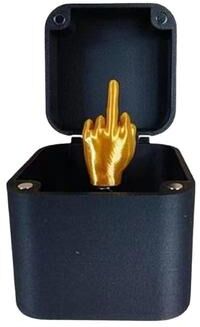 United Middle Finger Surprise Prank Gift Box Funny Gag Gift Box Novelty Toy Middle Finger Surprise Prank Gift Box Funny Gag Gift Box Novelty Toy