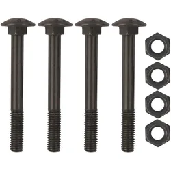 Sonneck, Zubehör Türbeschlag, Schraubenset für Langband einseitig 600mm, Schwalbenschwanz, schwarz verzinkt