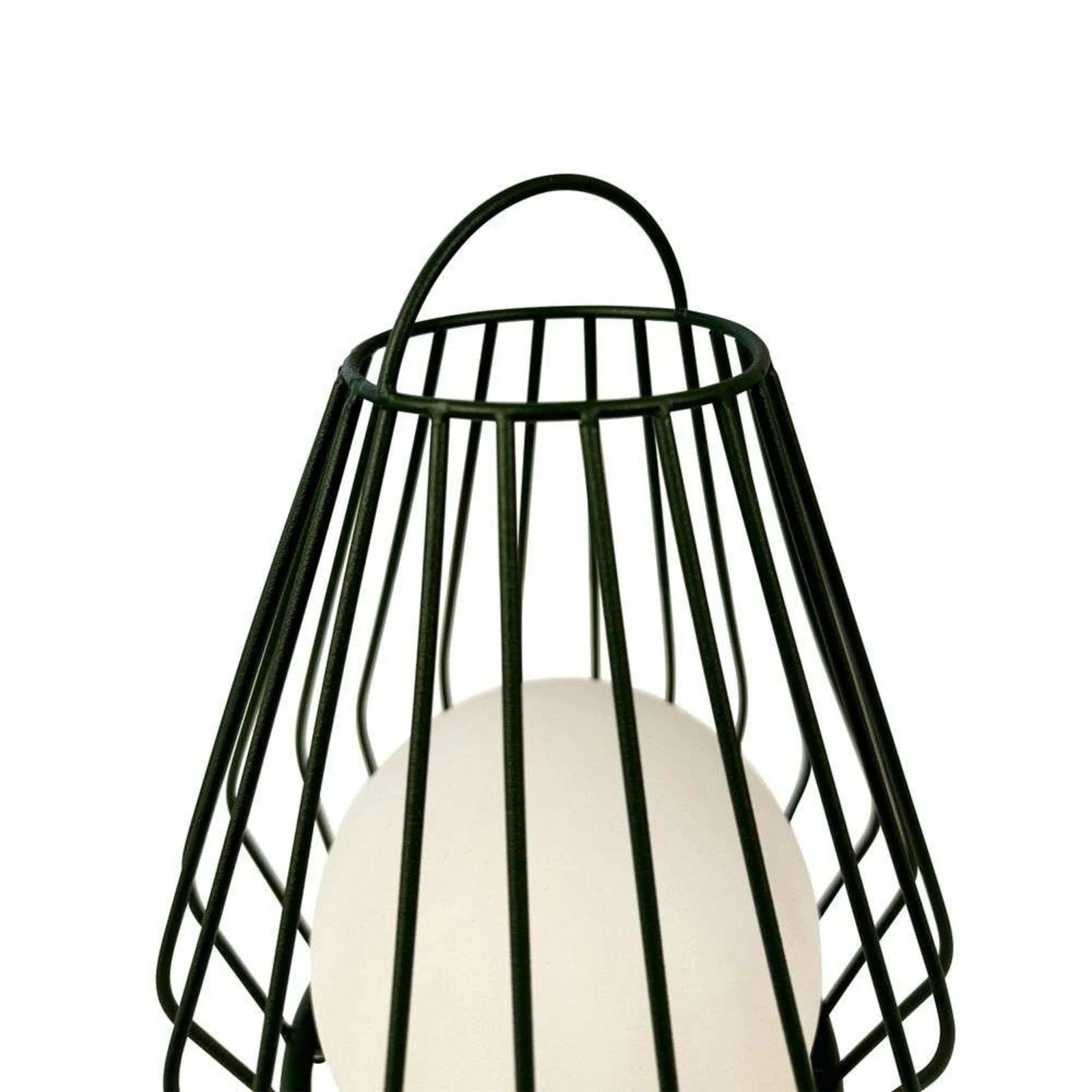 Dyberg Larsen Evesham LED lantaarn op batterijen, groen, Ø 18 cm, IP54