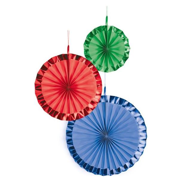 Riethmüller 3 Dekofächer Bright Rainbow Papier 18 cm / 30 cm / (3 Stk.) (9904626)