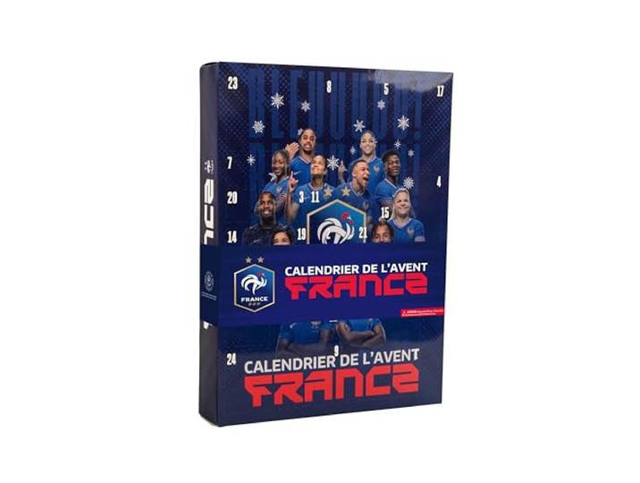 CINEREPLICAS FFF - Calendrier de l'Avent Équipe de France de Football 2025 - Licence officielle
