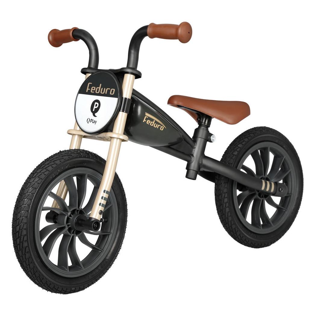Qplay Odrážedlo Feduro Black/Golden 1790 (6289)