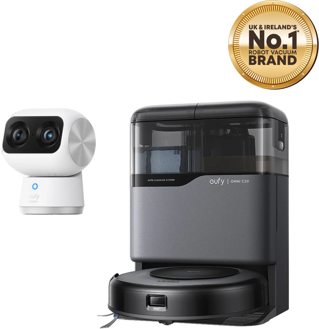 eufy Robot Vacuum Omni C20 + Indoor Cam S350 black